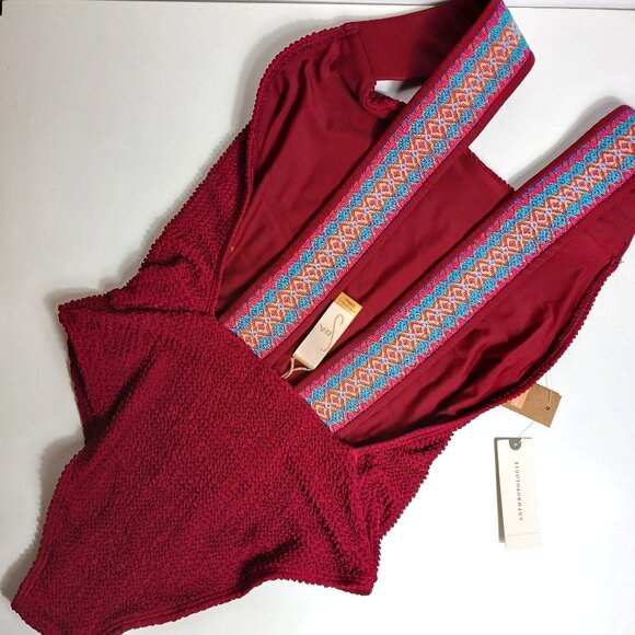 Anthropologie Seea Dana Embroidered One-Piece Swimsuit - Picture 6 of 13